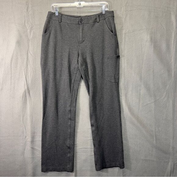 Women's Duluth 12x31 dress office pants gray | Duluth Trading Company - Picture 1 of 12